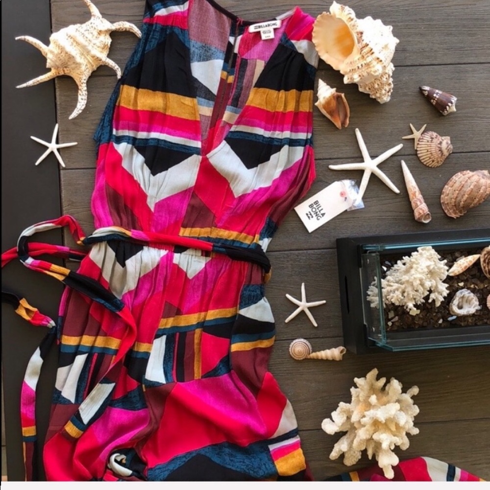 🌴🌼BILLABONG- SEEING TRICKS JUMPSUIT 🌼🌴 - Picture 2 of 8